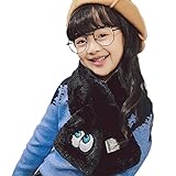 【Bidear】 子供マフラー ガールズマフラー キッズマフラー 子供 スヌード ふわふわ 防寒 誕生日プレゼント 雪遊び お出かけ クリスマス