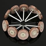 KING DO WAY フェルトバフ 10点入りセット　　20mm　研磨　 研削 セット　 腕時計　金属 仕上げ 鏡面 加工