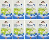 ホレ オーガニック有機原料使用・ヤギ乳の乳児用粉ミルク(Holle Organic Infant Goat Milk Formula) 粉ミルク ステップ　1【0カ月から】400g, 8箱セット