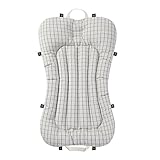 【simple grid】お昼寝マット　お昼寝布団　マットと枕が一体型、ふわふわブランケット&収納バック付き、軽量で持ち運び簡単、100%HAND MADE