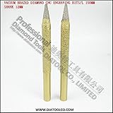 2 台の PC で 12-3 / 100 mm CNC テーパボールエンドカッターの真空ろう付ダイヤモンド刻印ビット