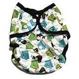 One Size Fit Most - Diaper Covers for Prefolds/Regular Inserts PUL - BIRD HOUSE by BubuBibi [並行輸入品]