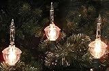 Sienna Clear Retro Christmas Bubble Lights with Green Wire, Set of 7 by Sienna