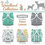 Thirsties Package, Snap Duo Wrap, Woodland Collection Fallen Leaves, Size 1 by Thirsties