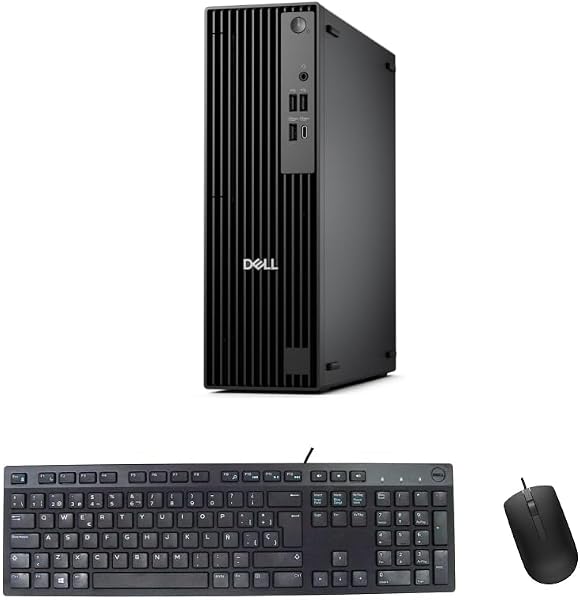 【MS Office H&B 2024搭載】Dell Pro Slim DTOP114-005H1 Windows11 Pro 64bit 第14世代 intel Corei5-14500 メモリ16GB SSD 512GB DVDスーパーマルチドライブ 有線日本語キーボード・光学マウス付属 省スペースデスクトップパソコン 法人購入限定モデル - 1
