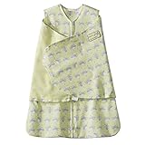 Halo SleepSack Swaddle Cotton Print, Green, Newborn by Halo