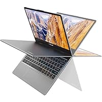 TECLAST F5 11.6’’ノートPC、360°回転式 タッチスクリーン、メモリ8GB/256GB SSD搭載、1920*1080 IPS ディスプレイ、薄型軽量高性能小型ノートパソコン、Windows10、Type-C + Micro USB + Micro HDMI