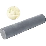 Baibu Home 抱き枕 120cm 低反発 クッション 硬め だきまくら グレー 円柱 ウレタン 本体 抱き枕 ロング