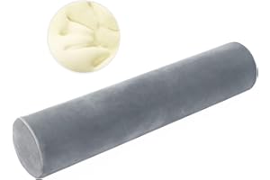 Baibu Home 抱き枕 120cm 低反発 クッション 硬め だきまくら グレー 円柱 ウレタン 本体 抱き枕 ロング