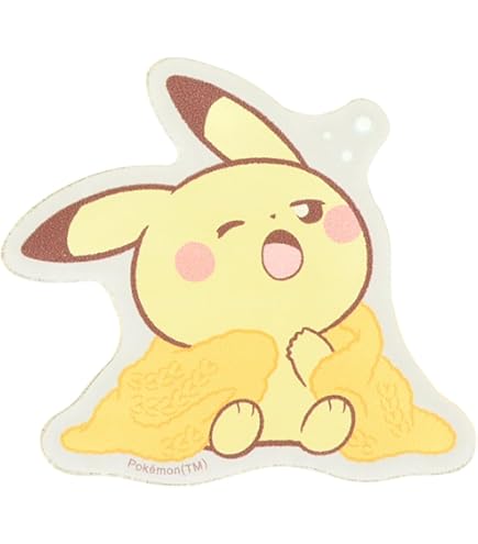 Amazon | グルマンディーズ ポケモンクエスト 3Dステッカー ピカチュウ