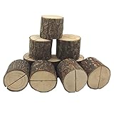 TOOGOO Wedding Place Wooden Card Holders Table Number Stands for Home Party Decorations. Pack of 20