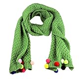 Butterme 可愛い キッズ ニット スカーフ ベビー 子供用 防寒 マフラー 秋冬 暖かい編み込みマフラーネックウォーマー 幼児 女の子 男の子