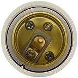 6-Pack GU24 to E26/E27 Adapter, Convert GU24 Bayonet Base to Standard E26/E27 Edison Screw Base Sock