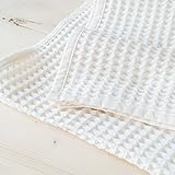 天衣無縫 オーガニック ワッフルタオル レギュラーケット オフホワイト S-OW