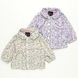 カルディア Caldia フード付ジップアップ ジャケット（ウィンドブレーカー）花 薄紫