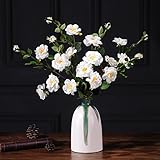 BAGEHUA シンプルさと現代的な陶器の花瓶の花の花瓶花セットテーブルの装飾が施されたリビングルームシミュレーション工芸装飾品造花、 B の