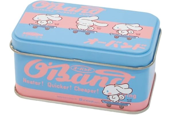 サンリオ(SANRIO) オーバンド × シナモロール缶 シリコーン製 輪ゴム 日本製 共和