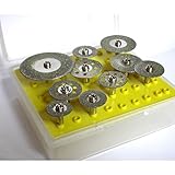 ダイヤモンドを見たディスクホイールブレード 10 pc 回転工具セット 1/8 シャンクオフの drem () カット