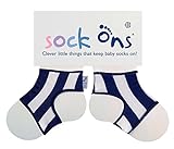 Sock Ons(ソックスオン) ソックス オン ソックス 0-6ヶ月用 Nautical Stripe ストライプブルー