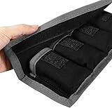 Meking DSLR バッテリーバッグ バッテリーケース lp-e6/ lp-e8/ lp-e10/ lp-e12/ en-el14/ en-el15/ fw50/ f550 Nikon D800, Canon 5DMKIII, Sony A77のバッテリーに対応 グレー