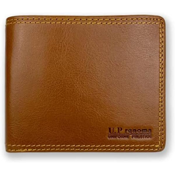 Amazon | 財布 メンズ 二つ折り 本革 レザー サイフ U.Prenoma レノマ