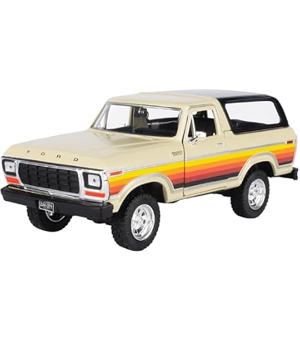 Amazon.co.jp: 1978 フォード ブロンコ 1:24 ダイキャストモデル 車