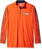 Denver Broncos大人用サイズLarge 1 / 4 Zipプルオーバーシャツ – チームカラー