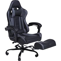 送料無料！早い者勝ち！グレーのみ！ラスト1点！ゲーミングチェア デスクチェア 51iZhOb59rS._AC_UL210_SR210,