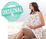 terveテルヴェ ムレない 授乳ケープ 汗っかきの赤ちゃんに優しい 綿100%　ガーゼ 生地 ワイヤー入り 収納袋付き(soleil-g)