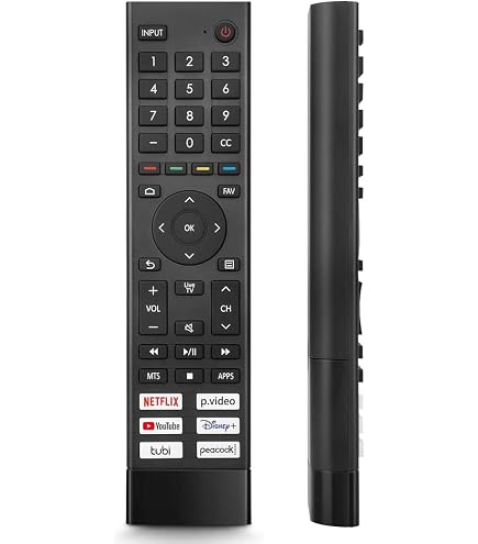 VINABTY ERF6P64H Telecomando di Ricambio applicabile per Hisense ERF6P64H TV 55U8KQTUK 65U79KQ 55U79KQ 55U8KQ 65U8KQ 65U8KQTUK 75U8KQTUK 65U7KQ 75U79KQ (Senza funzione vocalen