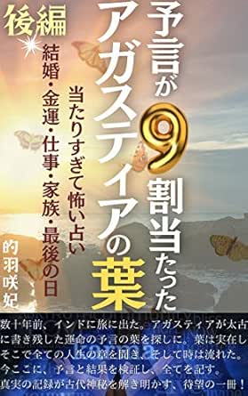 Amazon Co Jp 予言が９割当たった アガスティアの葉 後編 当たりすぎて怖い占い 結婚 金運 仕事 家族 最後の日 神秘体験 Ebook 的羽 咲妃 本