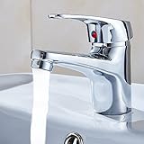 everso 洗面用水栓 洗面水栓 洗面蛇口 混合水栓 シングルレバー シャワー水栓 水洗金具 冷 温 切換え ワンホール 高品質 蛇口 洗面用 トイレ 手洗い