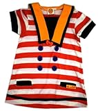 MIL DE BERRY ボーダーセーラーワンピース M アカ[35] 甘撚り天竺 X27048-12