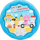 ヒオキ ビニールプール かんたん水抜き・空気抜きプール 80cm おさんぽ/ブルー