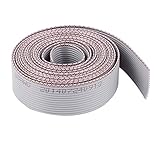 uxcell　IDC リボンケーブル　ID ストラップ　14 ピン　2M 長い　14 ワイヤー