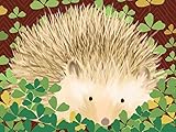 Oopsy Daisy Henry The Hedgehog by Meghann O'Hara Canvas Wall Art, 14 by 10-Inch [並行輸入品]