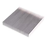 Dolity 1本 アルミ ヒートシンク 90x90x15mm ラジエーター ヒートシンク アクセサリー 部品