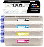 【Amazon.co.jp限定】沖データOKI TC-C3B 互換トナー BK/C/M/Y「4色セット大容量」 TC-C3BK1/TC-C3BC1/TC-C3BM1/TC-C3BY1印刷可能枚数：　約5000枚ぐらい/色（A4用紙で5％印字率の場合） 対応機種：OKI C835dnwt C835dnw C844dnw C824dn ICチップ搭載 【DoraShop】