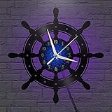 VCS ラダーテーマビニールレコードヴィンテージ壁掛け時計キッチン用