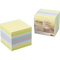 Amazon.co.jp: ポストイット 付箋 キューブ パステルカラー 50