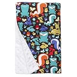 Baby Elephant Ears Ultra Soft Baby Blanket (XLarge (42x32) Grass Menagerie) [並行輸入品]