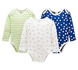 Tortor 1bacha(JP) 男女兼用 ロンパース ベビー 女の子 長袖 3枚セット 綿100% カバーオール 男の子 可愛い ベビー服 春秋 出産祝い 誕生日 プレゼント ホワイト