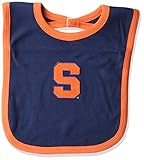 NCAA Syracuseオレンジ幼児ニットよだれかけ、1サイズ、ネイビー/オレンジ