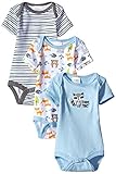 Baby Gear Baby-Boys Newborn Trouble Maker 3 Pack Bodysuits Light Blue 0-3 Months [並行輸入品]