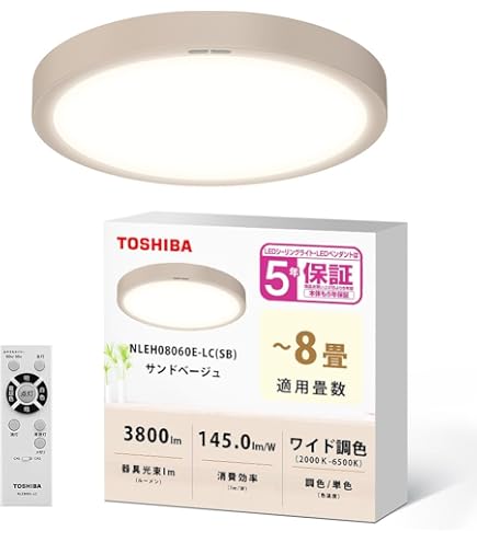 Amazon | 東芝ライテック LED電球 ユニットフラット形 500シリーズ φ90