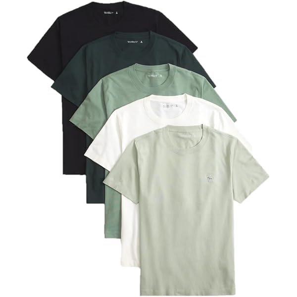 Amazon | [Abercrombie & Fitch] 5枚SET！アバクロ 半袖Tシャツta38