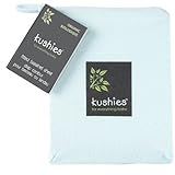 Kushies Organic Jersey Bassinet Fitted Sheet, Light Blue by Kushies [並行輸入品]