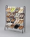 玄関シューズラック！コンパクト靴収納　約16足収納 ＳＥ－Ｒ1080　ブラウン