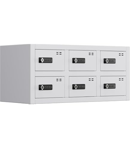 Amazon | 【法人割引】OSJ 貴重品ロッカー 4人用 小型 貴重品 金庫