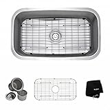 Kraus KBU14 31 1/2 inch Undermount Single Bowl 16 gauge Stainless Steel Kitchen Sink by Kraus [並行輸入品